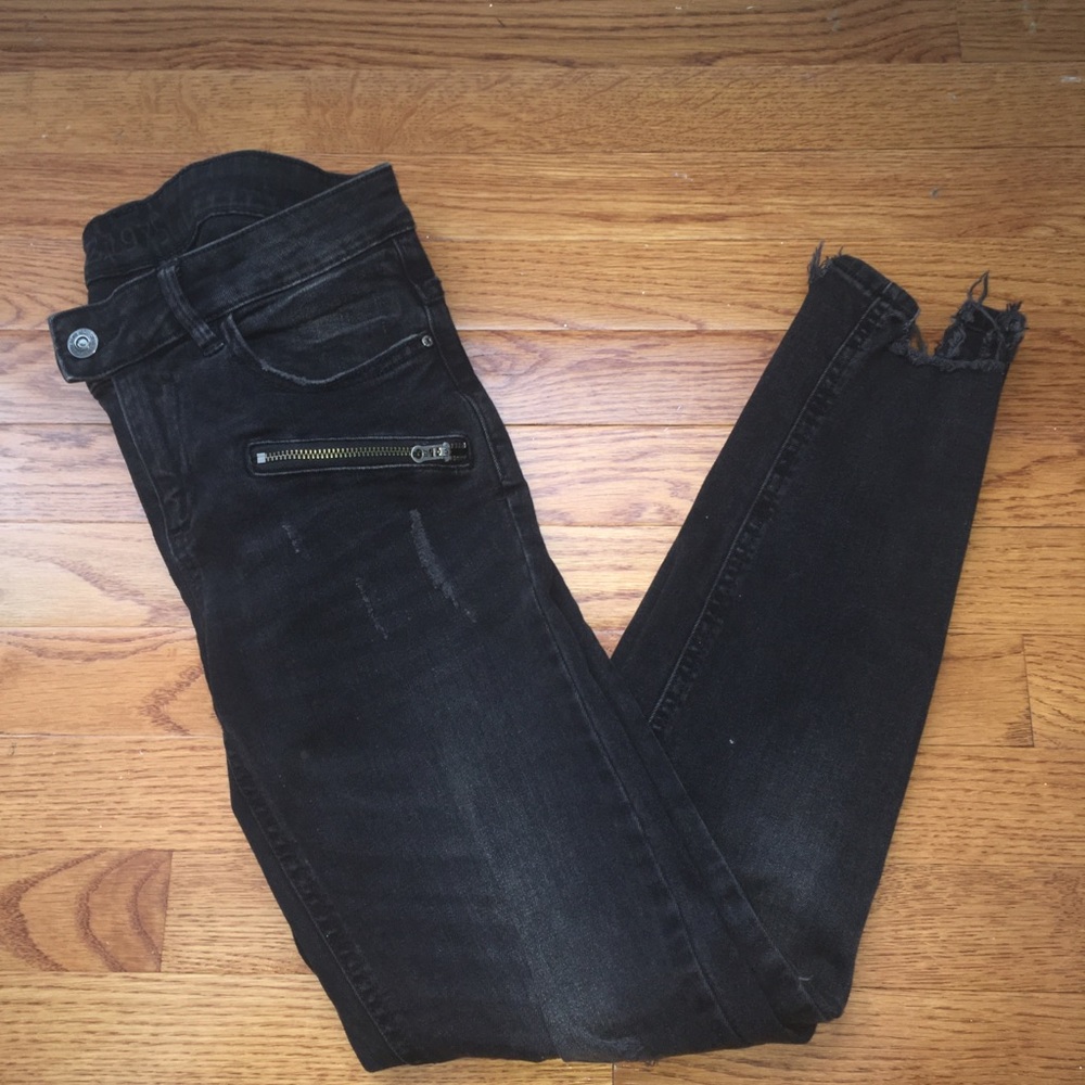 Zara basic Z1975 black jeans